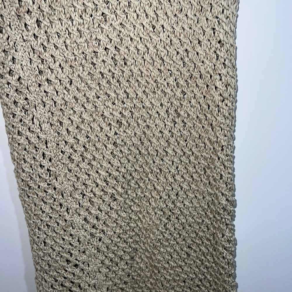 Bananhot Magen Knit Maxi Skirt in Beige Crochet Maxi Skirt M/L - Picture 11 of 13